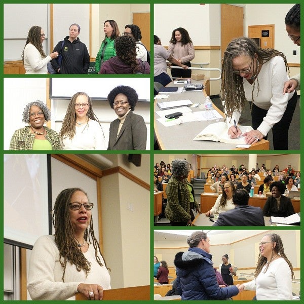 Cheryl Harris Collage Cheryl Harris African American Series collage of event Feb 19.